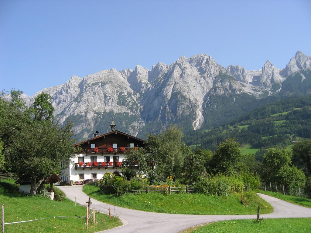 Bio-Bauernhof Rettenbachgut Werfen Exterior foto