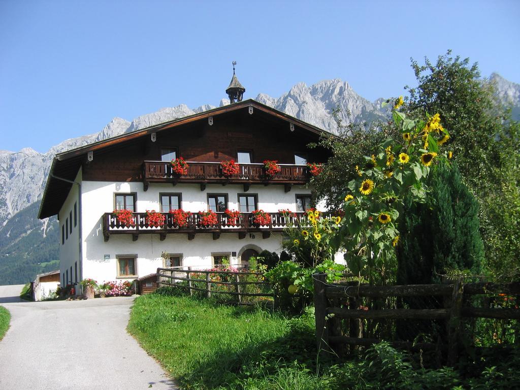 Bio-Bauernhof Rettenbachgut Werfen Exterior foto